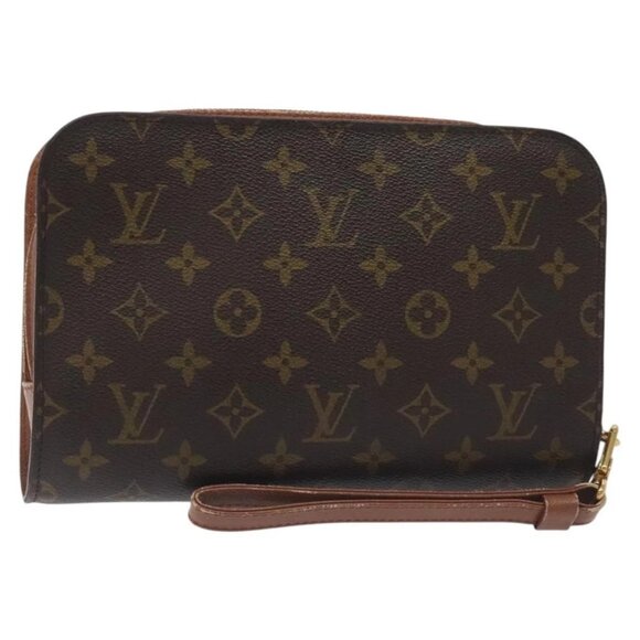 LOUIS VUITTON Monogram Orsay Clutch Bag M51790 LV Auth 131305 - Picture 1 of 16